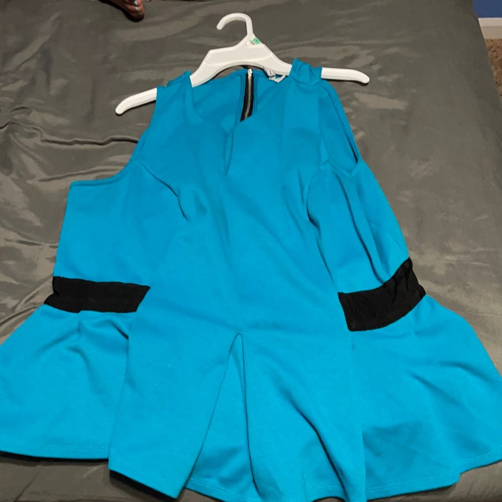 Elle XL blue tank top